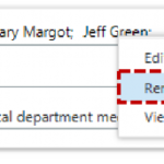 right click on a name to remove