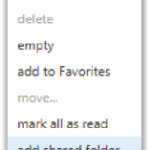 click add shared folder