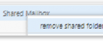 click remove shared folder