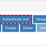 Select Authenticate User