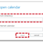 use the search box to find the calendar you are looking for